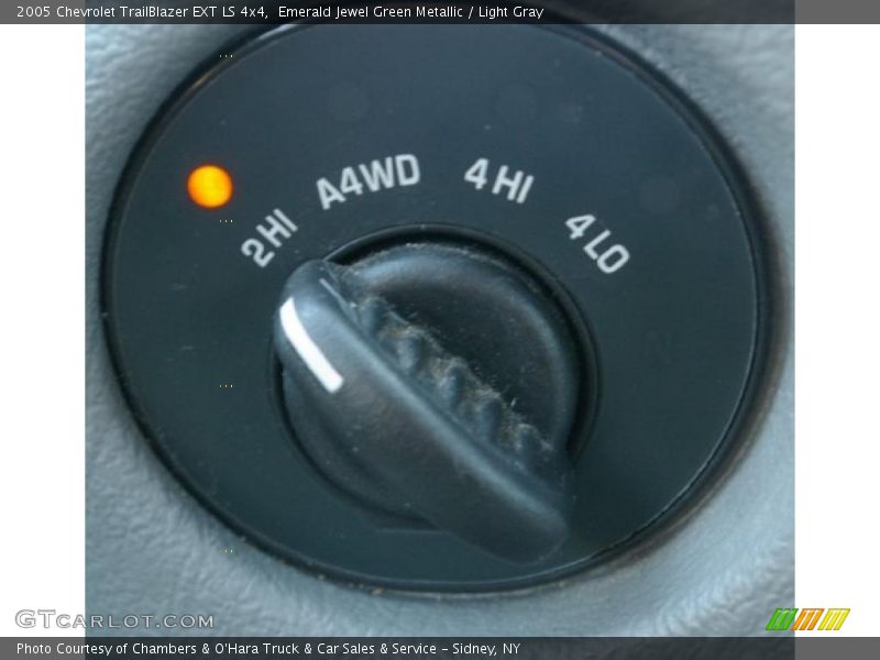 Emerald Jewel Green Metallic / Light Gray 2005 Chevrolet TrailBlazer EXT LS 4x4