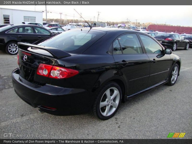 Onyx Black / Black 2005 Mazda MAZDA6 s Sport Hatchback