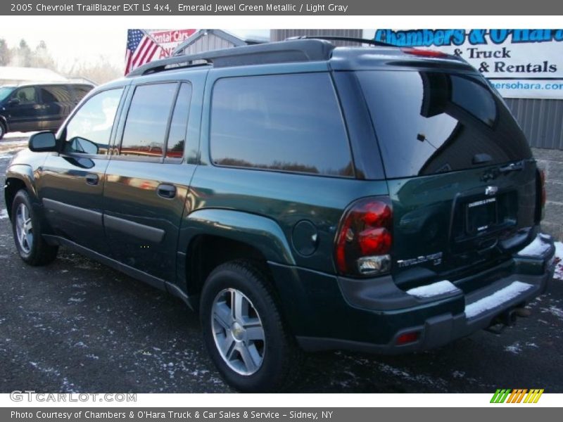 Emerald Jewel Green Metallic / Light Gray 2005 Chevrolet TrailBlazer EXT LS 4x4