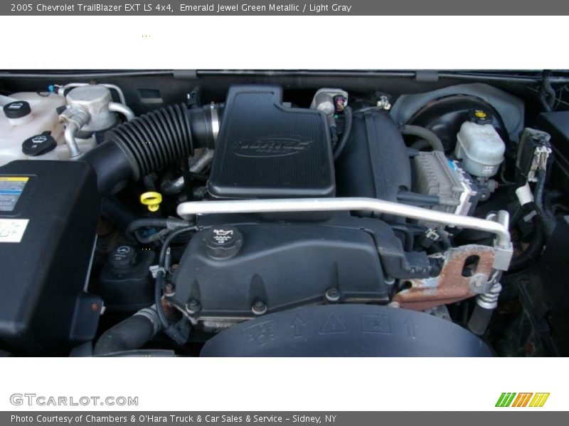 Emerald Jewel Green Metallic / Light Gray 2005 Chevrolet TrailBlazer EXT LS 4x4