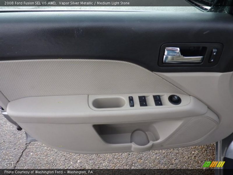 Vapor Silver Metallic / Medium Light Stone 2008 Ford Fusion SEL V6 AWD