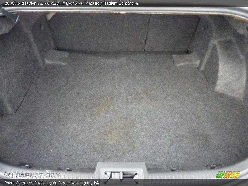  2008 Fusion SEL V6 AWD Trunk