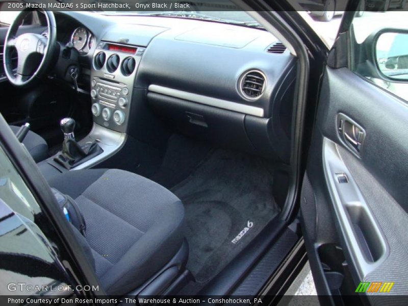 Onyx Black / Black 2005 Mazda MAZDA6 s Sport Hatchback