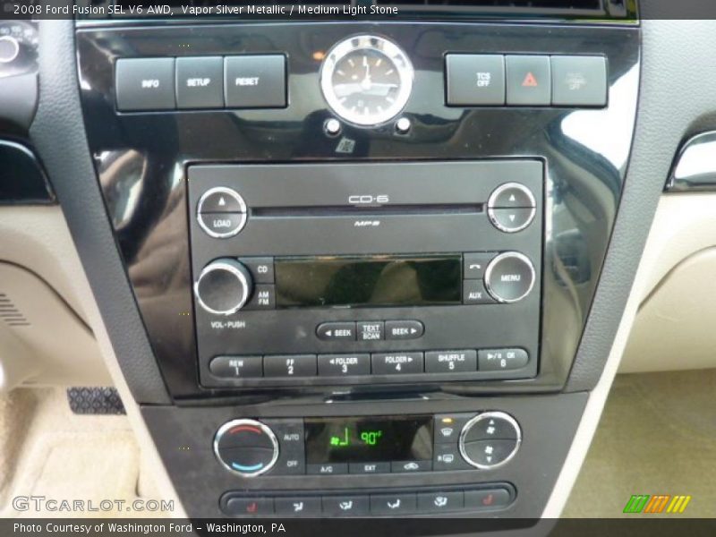 Controls of 2008 Fusion SEL V6 AWD