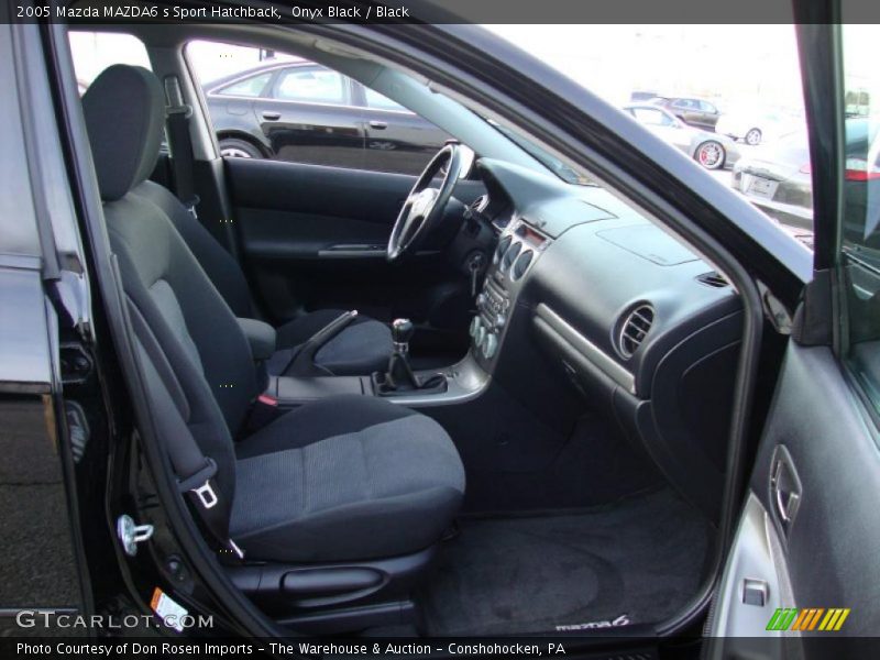 Onyx Black / Black 2005 Mazda MAZDA6 s Sport Hatchback