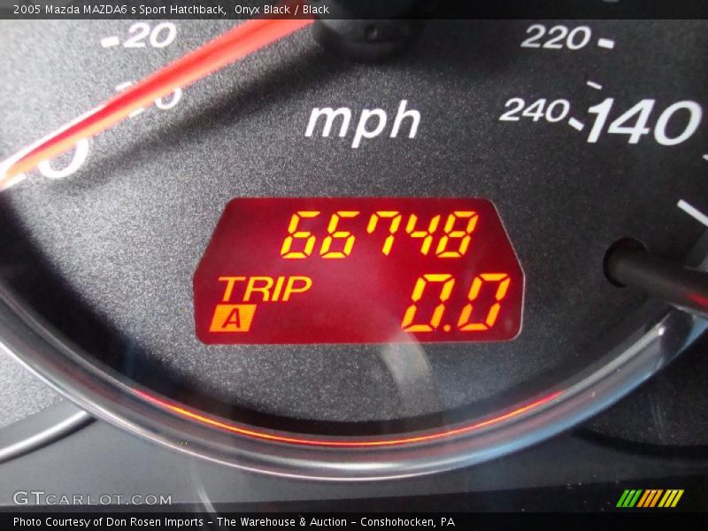 Onyx Black / Black 2005 Mazda MAZDA6 s Sport Hatchback