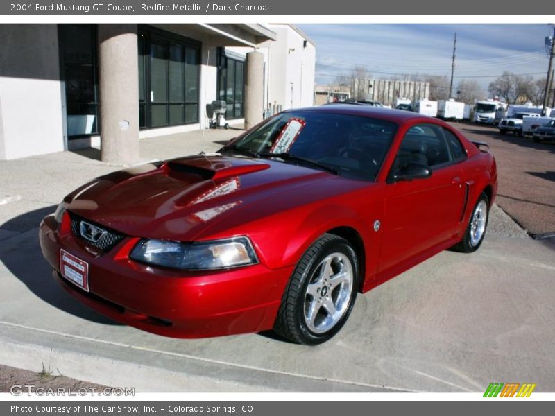 Redfire Metallic / Dark Charcoal 2004 Ford Mustang GT Coupe