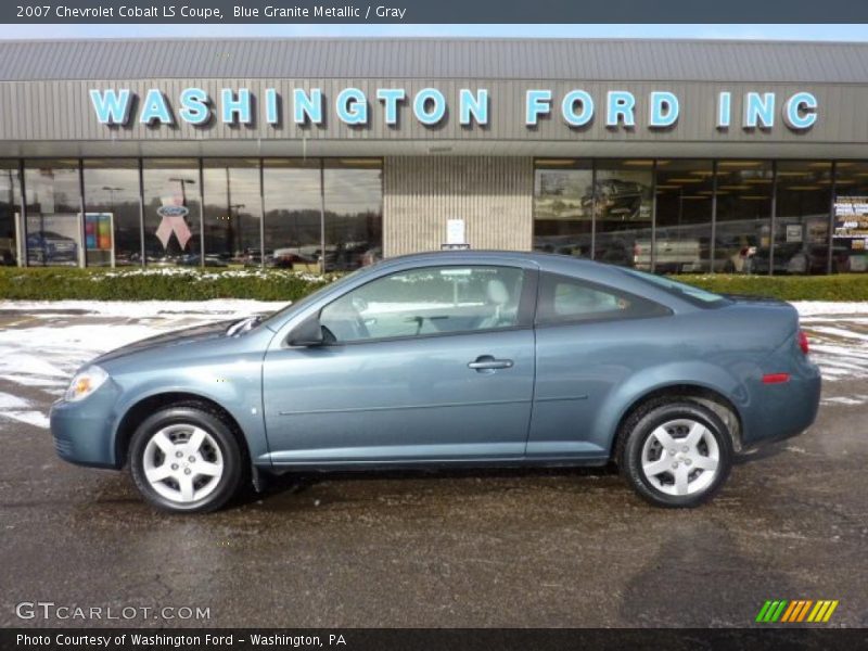 Blue Granite Metallic / Gray 2007 Chevrolet Cobalt LS Coupe
