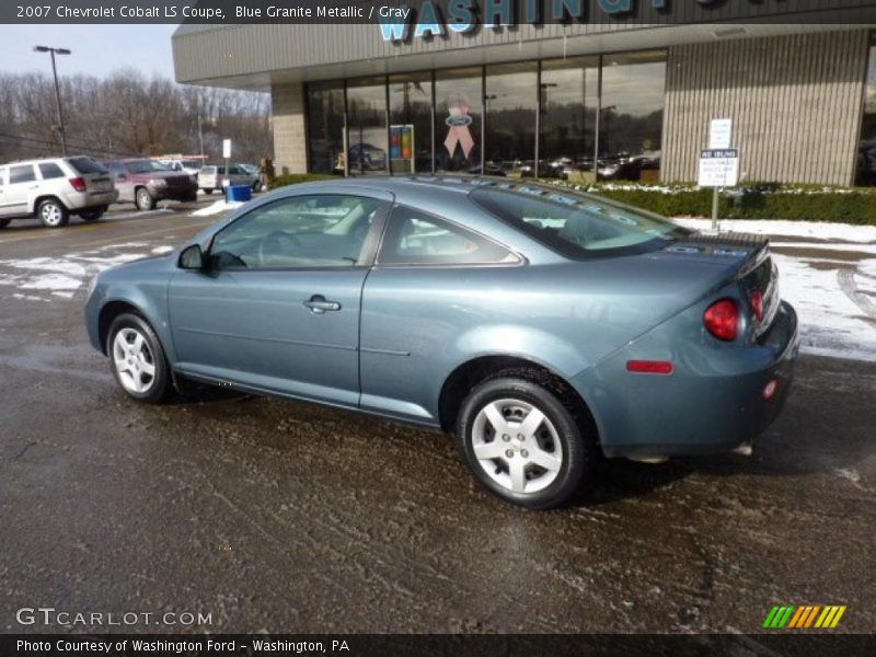 Blue Granite Metallic / Gray 2007 Chevrolet Cobalt LS Coupe
