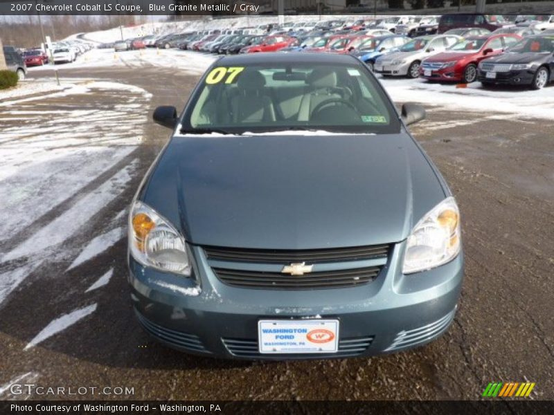 Blue Granite Metallic / Gray 2007 Chevrolet Cobalt LS Coupe