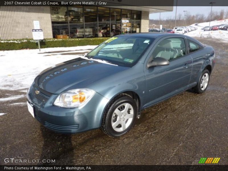 Blue Granite Metallic / Gray 2007 Chevrolet Cobalt LS Coupe
