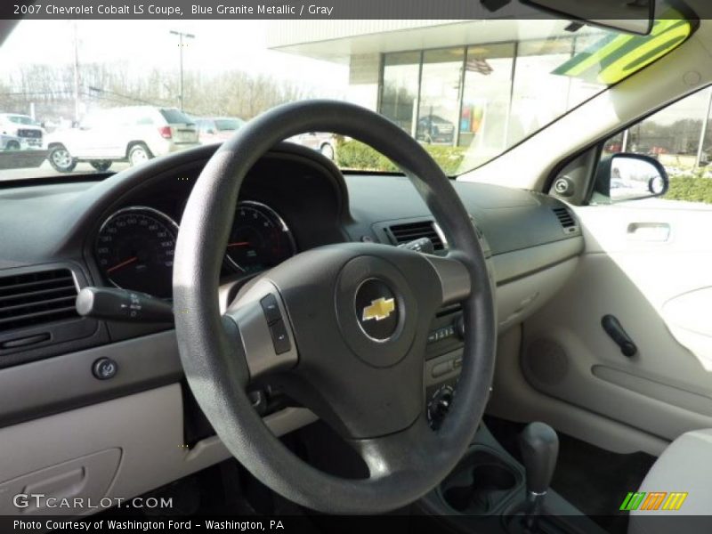 Blue Granite Metallic / Gray 2007 Chevrolet Cobalt LS Coupe