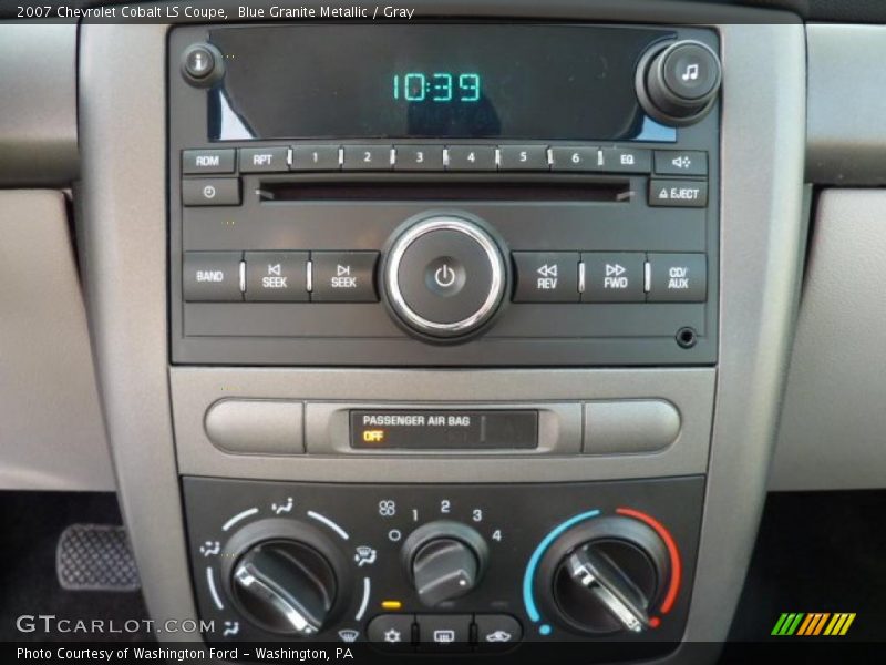 Blue Granite Metallic / Gray 2007 Chevrolet Cobalt LS Coupe
