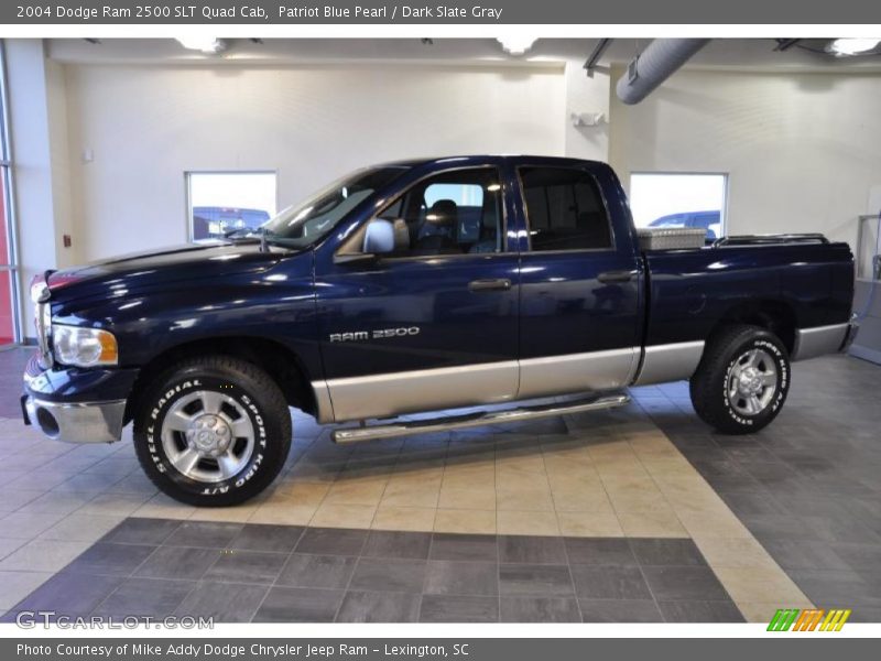 Patriot Blue Pearl / Dark Slate Gray 2004 Dodge Ram 2500 SLT Quad Cab