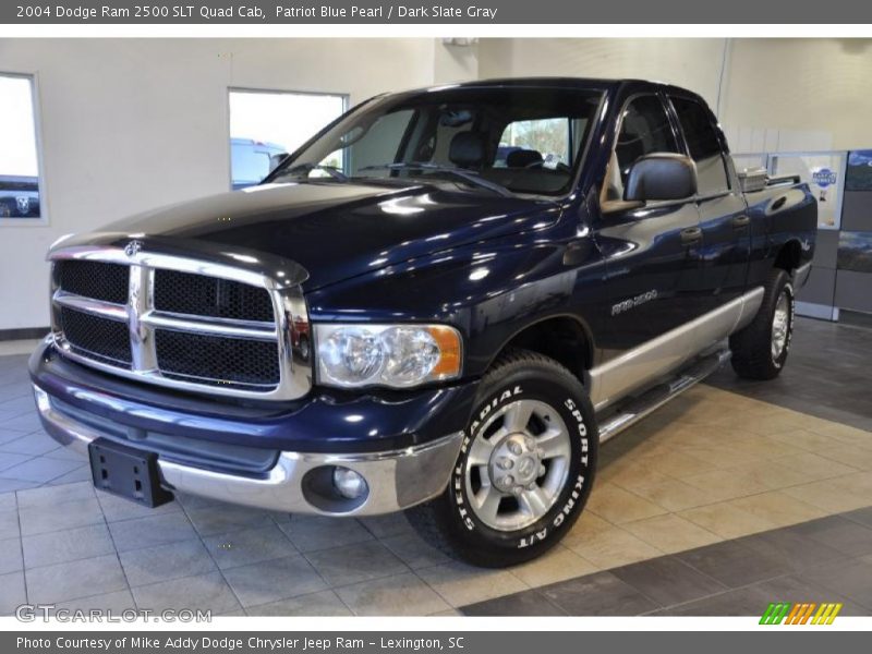 Patriot Blue Pearl / Dark Slate Gray 2004 Dodge Ram 2500 SLT Quad Cab