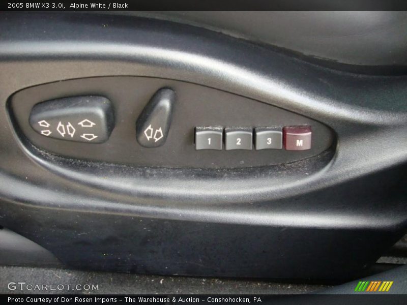Alpine White / Black 2005 BMW X3 3.0i
