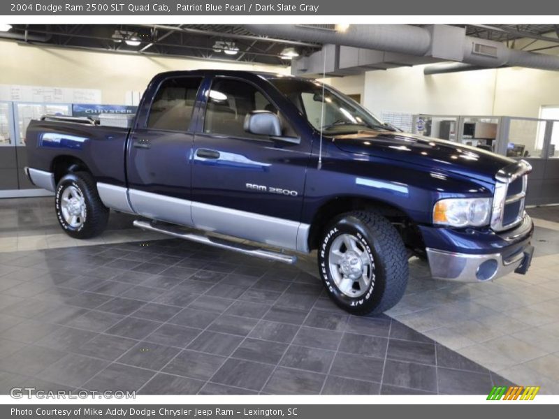 Patriot Blue Pearl / Dark Slate Gray 2004 Dodge Ram 2500 SLT Quad Cab