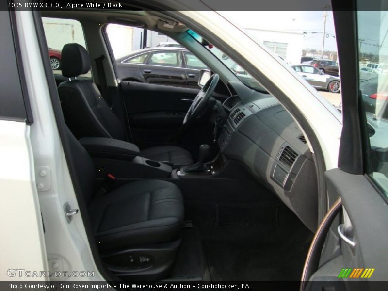 Alpine White / Black 2005 BMW X3 3.0i