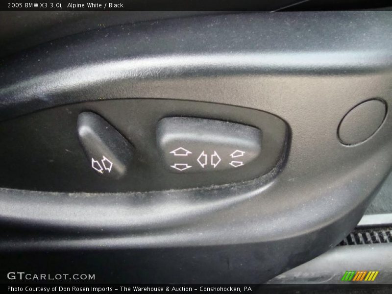 Alpine White / Black 2005 BMW X3 3.0i
