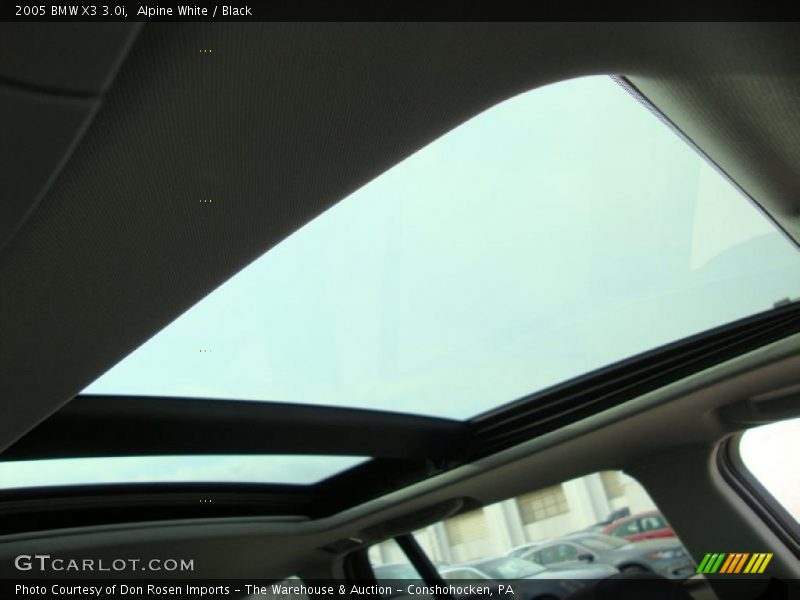 Alpine White / Black 2005 BMW X3 3.0i