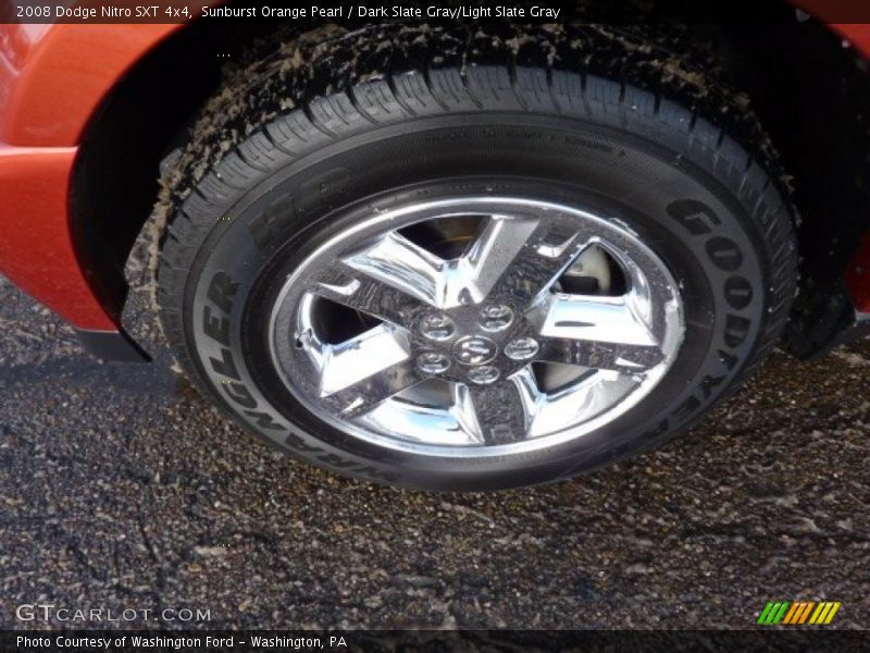 Sunburst Orange Pearl / Dark Slate Gray/Light Slate Gray 2008 Dodge Nitro SXT 4x4