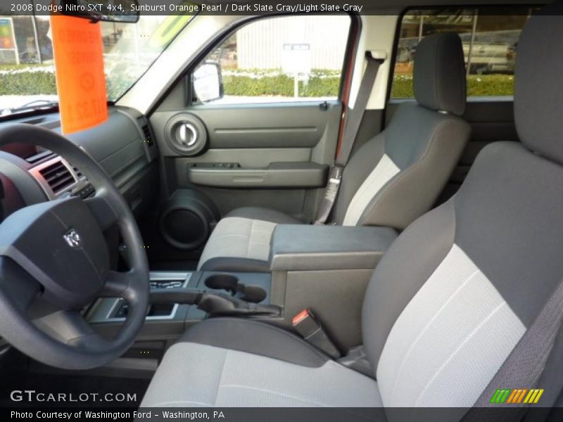 Sunburst Orange Pearl / Dark Slate Gray/Light Slate Gray 2008 Dodge Nitro SXT 4x4