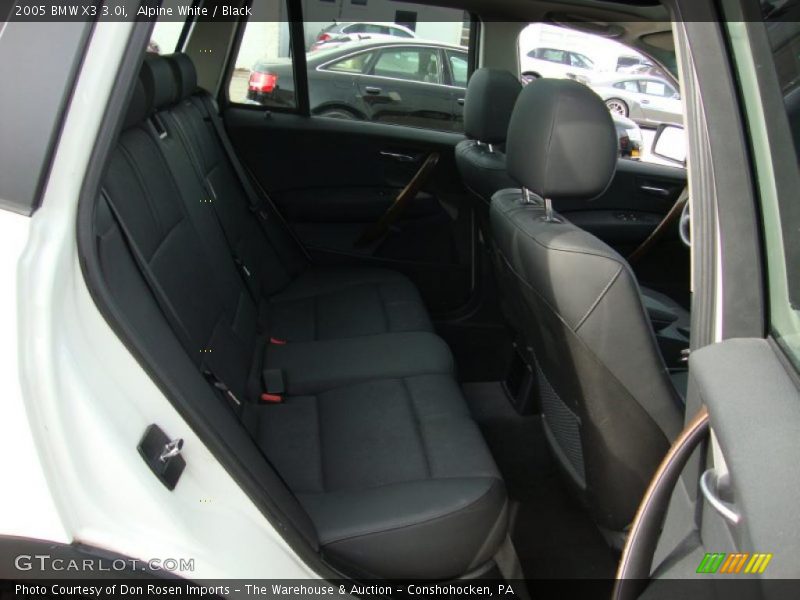 Alpine White / Black 2005 BMW X3 3.0i