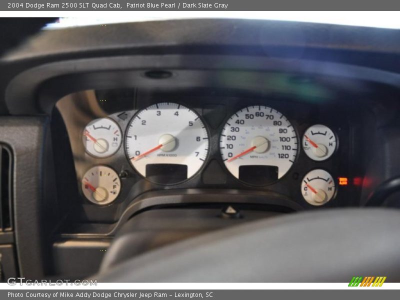 Patriot Blue Pearl / Dark Slate Gray 2004 Dodge Ram 2500 SLT Quad Cab