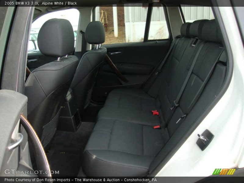 Alpine White / Black 2005 BMW X3 3.0i