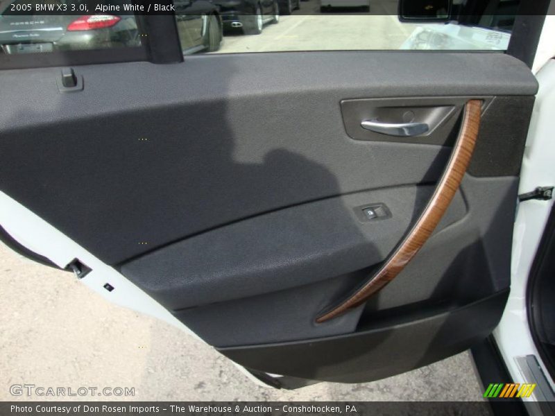 Alpine White / Black 2005 BMW X3 3.0i