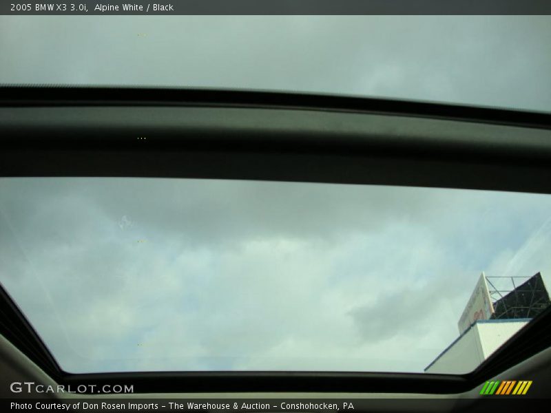 Alpine White / Black 2005 BMW X3 3.0i