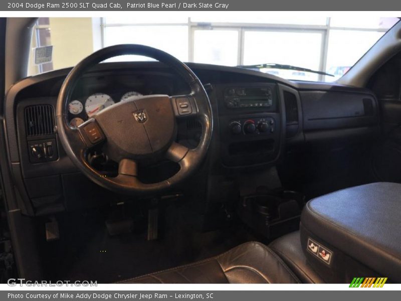 Patriot Blue Pearl / Dark Slate Gray 2004 Dodge Ram 2500 SLT Quad Cab