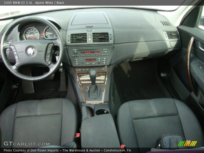 Alpine White / Black 2005 BMW X3 3.0i