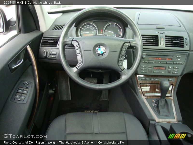 Alpine White / Black 2005 BMW X3 3.0i
