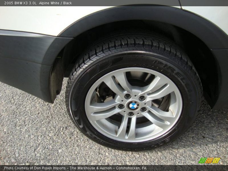 Alpine White / Black 2005 BMW X3 3.0i