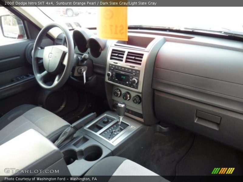 Sunburst Orange Pearl / Dark Slate Gray/Light Slate Gray 2008 Dodge Nitro SXT 4x4