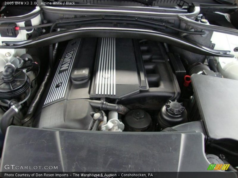 Alpine White / Black 2005 BMW X3 3.0i
