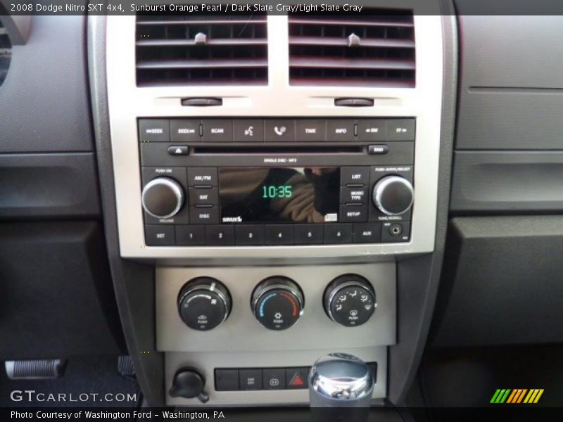 Sunburst Orange Pearl / Dark Slate Gray/Light Slate Gray 2008 Dodge Nitro SXT 4x4