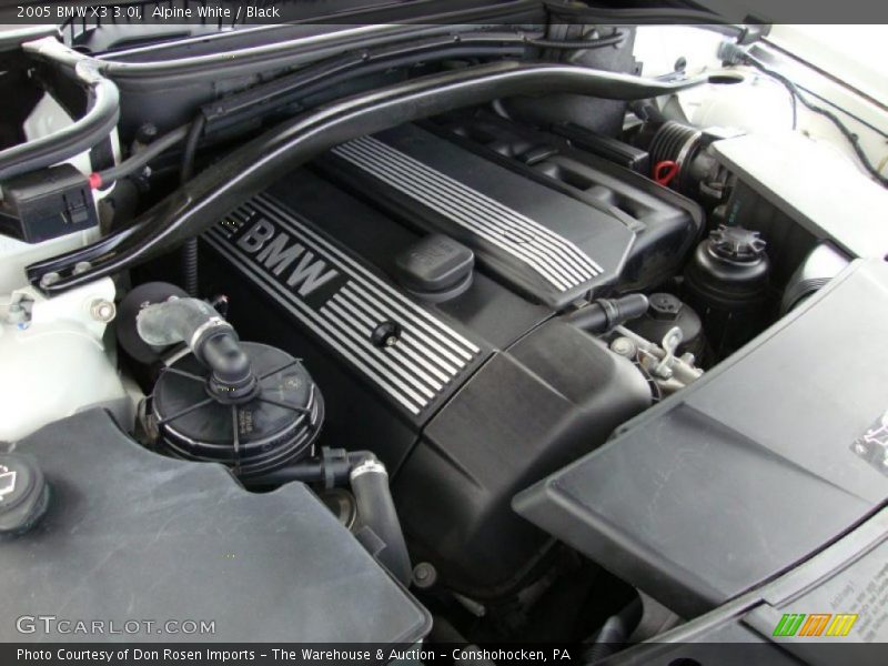 Alpine White / Black 2005 BMW X3 3.0i
