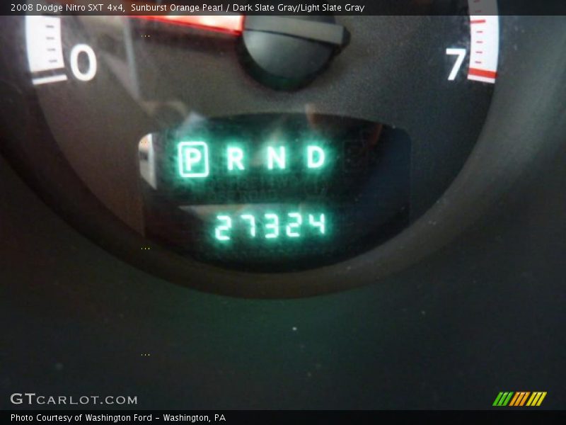 Sunburst Orange Pearl / Dark Slate Gray/Light Slate Gray 2008 Dodge Nitro SXT 4x4