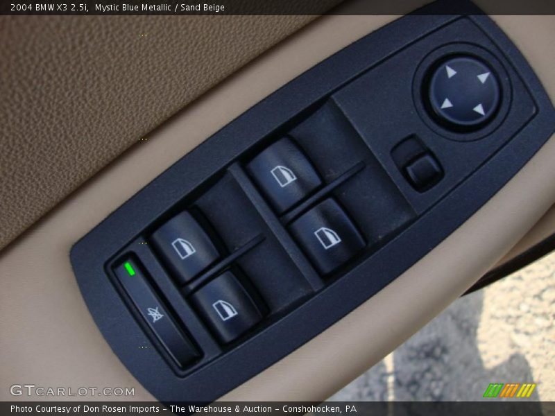 Mystic Blue Metallic / Sand Beige 2004 BMW X3 2.5i