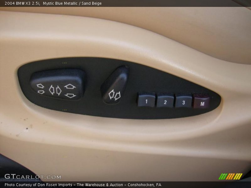 Mystic Blue Metallic / Sand Beige 2004 BMW X3 2.5i