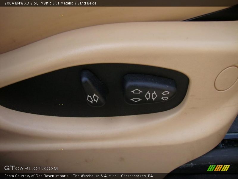 Mystic Blue Metallic / Sand Beige 2004 BMW X3 2.5i