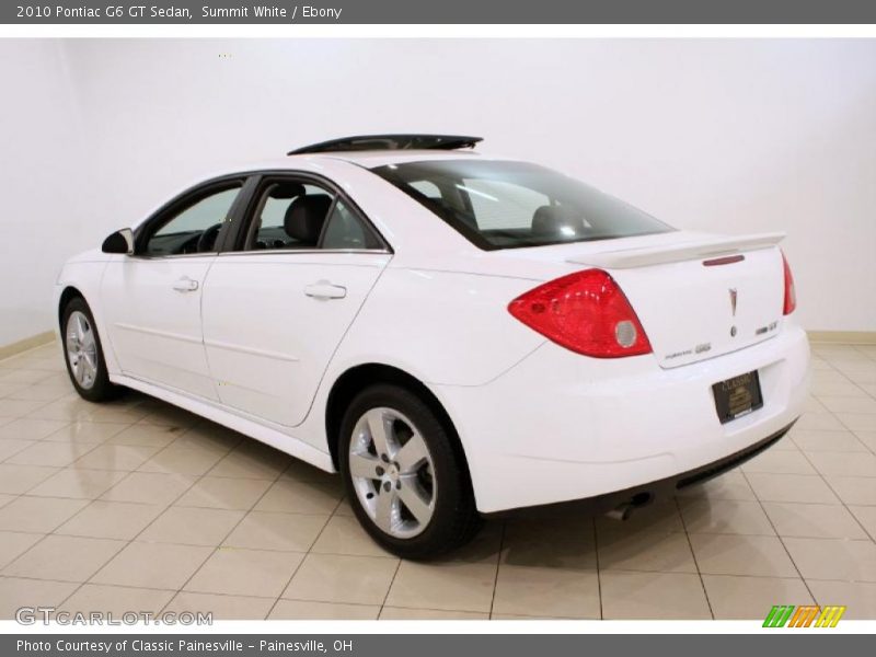 Summit White / Ebony 2010 Pontiac G6 GT Sedan