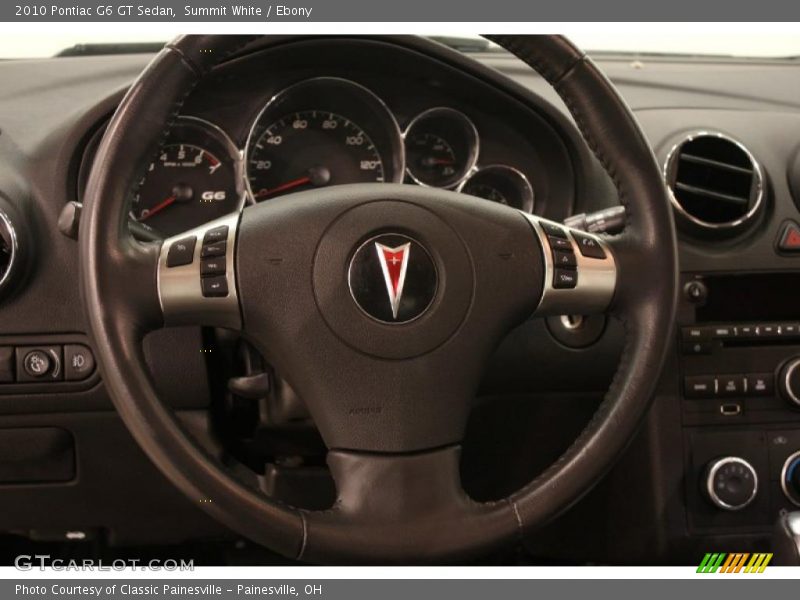 Summit White / Ebony 2010 Pontiac G6 GT Sedan