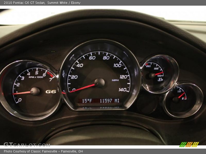 Summit White / Ebony 2010 Pontiac G6 GT Sedan