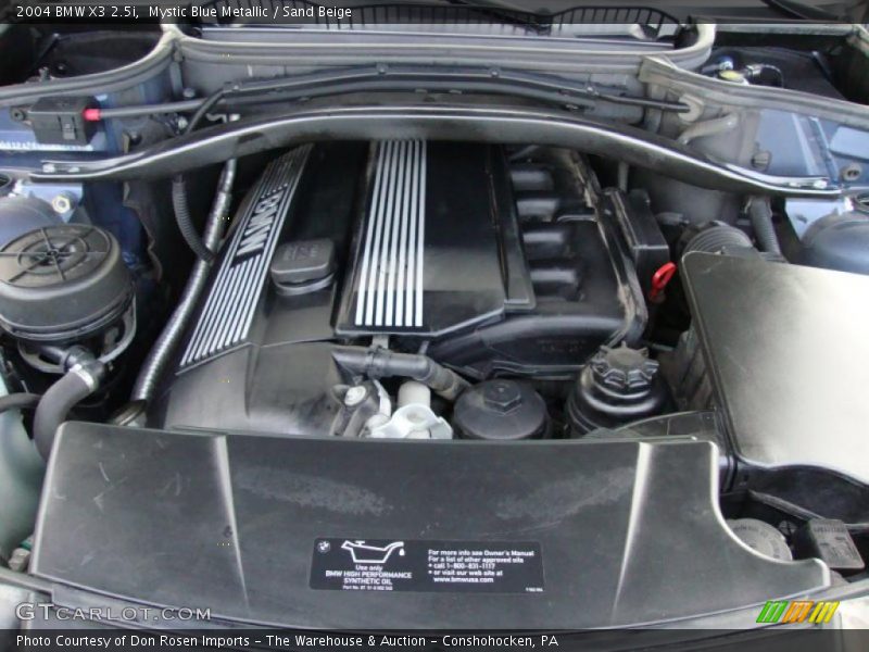 Mystic Blue Metallic / Sand Beige 2004 BMW X3 2.5i