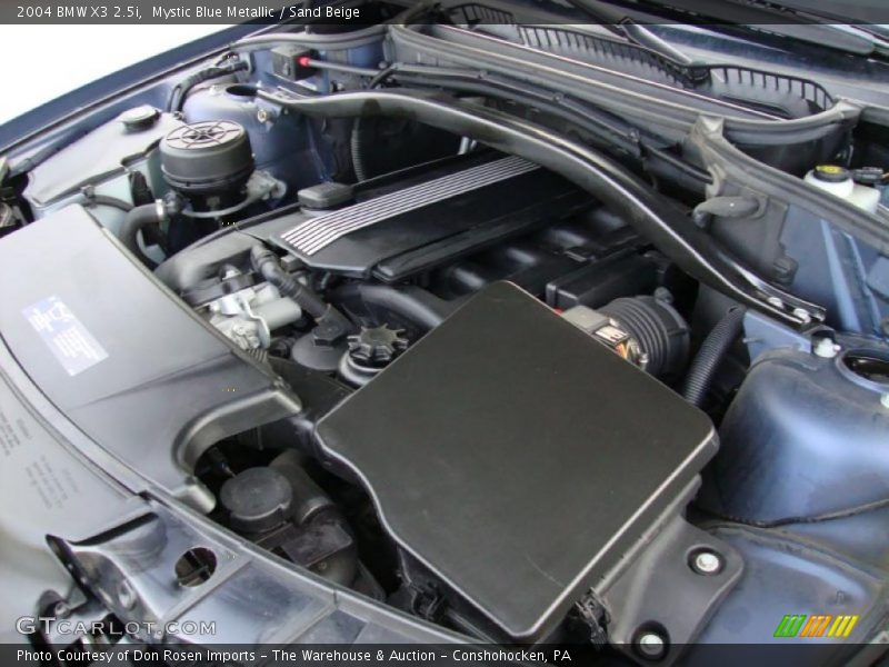 Mystic Blue Metallic / Sand Beige 2004 BMW X3 2.5i