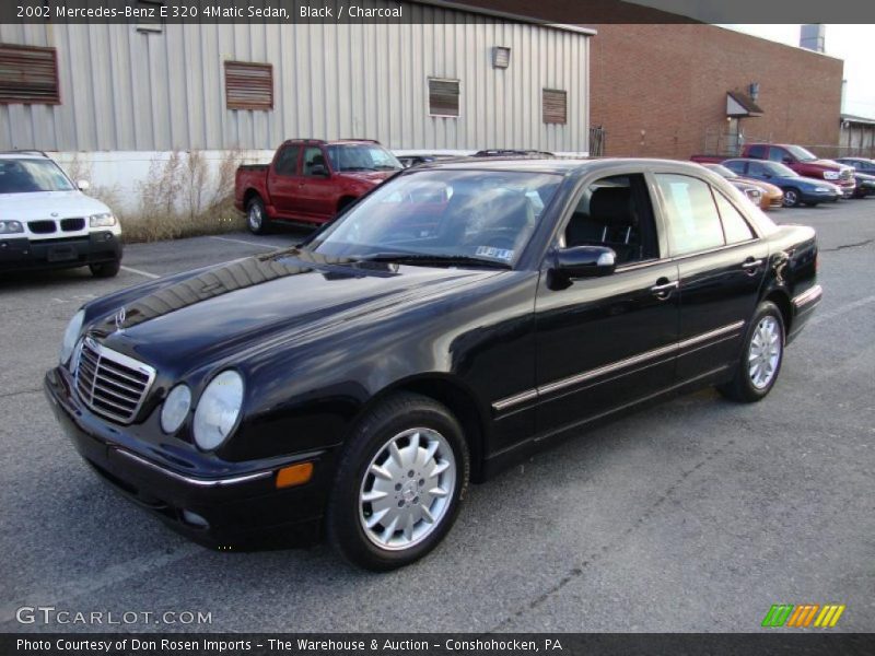 Black / Charcoal 2002 Mercedes-Benz E 320 4Matic Sedan