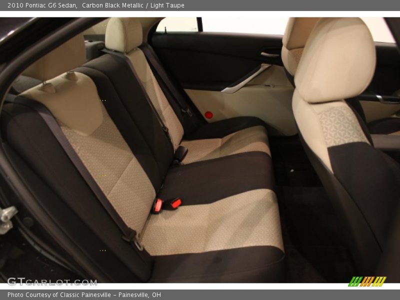 Carbon Black Metallic / Light Taupe 2010 Pontiac G6 Sedan